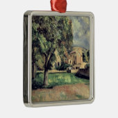 公園、Jas de Bouffan、18のポールセザンヌ|の木 メタルオーナメント (右)