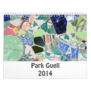 公園Guell 2014年 カレンダー
