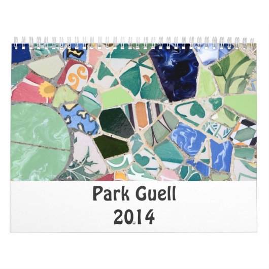 公園Guell 2014年 カレンダー (カバー)