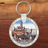 公安省 キーホルダー (正面)