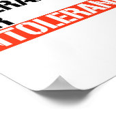 公差なし ポスター (角)