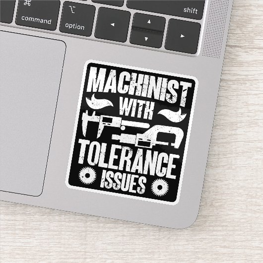 公差のあるマシニスト機械オペレータ シール (詳細)