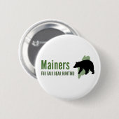 公平なくまの狩りPin 缶バッジ (正面&裏面)