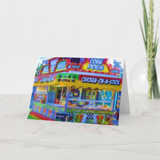 公平なインディアナの国家の棒の鶏 カード