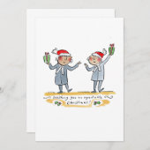 公平なクリスマス 招待状 (正面/裏面)