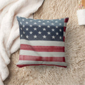 公平なサセックス郡の米国旗 クッション (ブランケット)