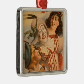 公平なピエロの劇場の魅力的なスコットランド メタルオーナメント (右)