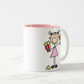 公平なマグのポップコーンおよびカラメルApple ツートーンマグカップ (正面右)