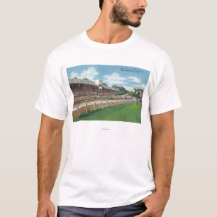 公平な地面の競技場の眺め Tシャツ
