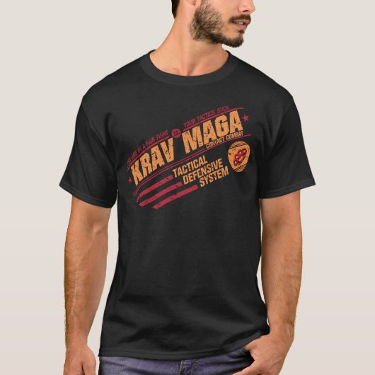 公平な戦い- Krav MagaのTシャツ Tシャツ (正面)