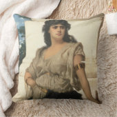 公平な戦士(キャンバスの油) クッション (ブランケット)