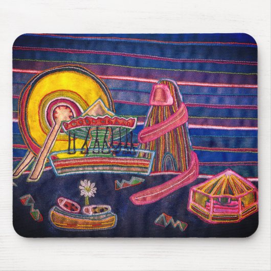 公平な立場 マウスパッド (正面)