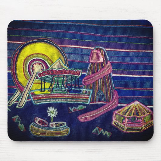 公平な立場 マウスパッド (正面)