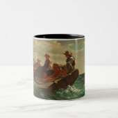 (公平な風) 1873-76年の上にそよ吹くこと ツートーンマグカップ (中央)