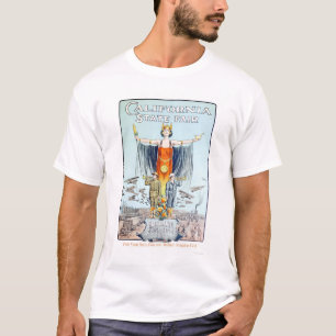 公平な1918年のカリフォルニア国家 Tシャツ