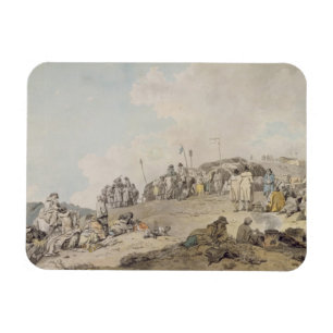 公平なDonnybrook 1782年(ペン、紙のインクおよびw/c) マグネット