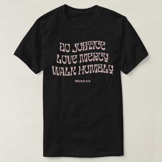 公平に扱う Tシャツ (デザイン正面)