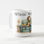 公式お昼寝チャンピオン　父の日 コーヒーマグカップ (正面左)