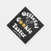 公式お菓子テスターお菓子好きクリスマス スタンダードランチョンナプキン (角)