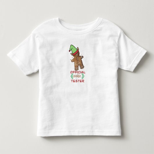 公式お菓子テスター 幼児用Tシャツ トドラーTシャツ (正面)