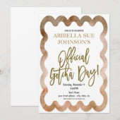 公式お迎えの日養子縁組式招待状 招待状 (正面/裏面)