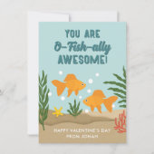 公式にお魚さんバレンタイン教室 シーズンカード (正面)