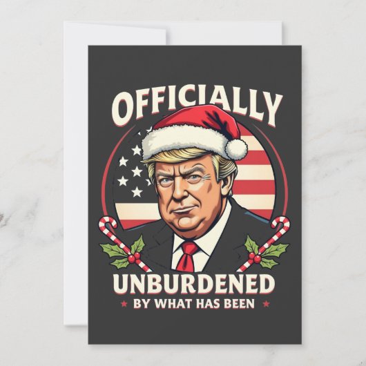 公式にはトランプ47代目による過去のしがらみからの解放 招待状 (正面)