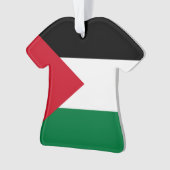 公式にはパレスチナ州国旗 オーナメント (正面)