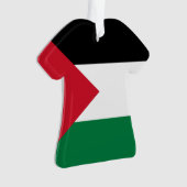 公式にはパレスチナ州国旗 オーナメント (正面)