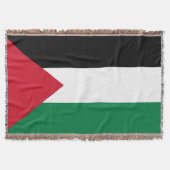 公式にはパレスチナ州国旗 スローブランケット (正面)