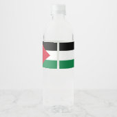公式にはパレスチナ州国旗 ペットボトルラベル (裏面)