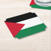 公式にはパレスチナ州国旗 ペーパーコースター (アングル)
