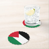 公式にはパレスチナ州国旗 ペーパーコースター (インサイチュ)