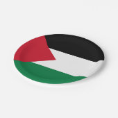 公式にはパレスチナ州国旗 ペーパープレート (アングル)