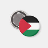 公式にはパレスチナ州国旗 マグネット (正面/裏面)