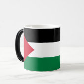 公式にはパレスチナ州国旗 モーフィングマグカップ (正面左)
