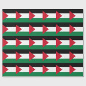 公式にはパレスチナ州国旗 ラッピングペーパー (フラット)