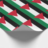 公式にはパレスチナ州国旗 ラッピングペーパー (角)