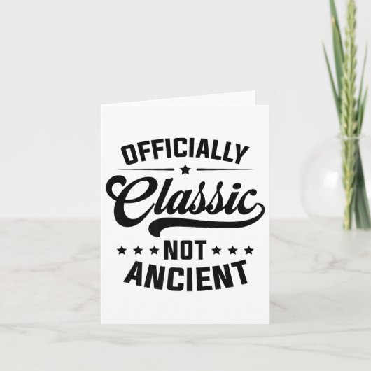 公式にクリックではなく、古代プレミアム カード (正面)