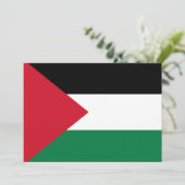 公式にパレスチナ国の国旗 招待状 (スタンド正面)
