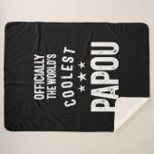 公式に世界のパポクールー |父の贈り物 シェルパブランケット (正面(横))