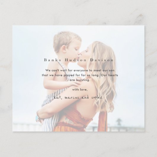 公式に予算内の写真の採用のお知らせ (裏面)