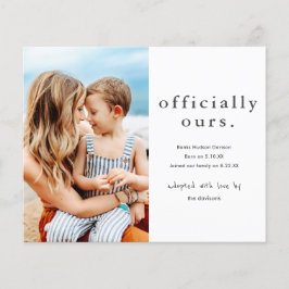 公式に予算内の写真の採用のお知らせ