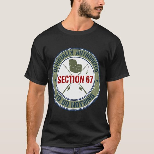 公式に何もしないことが許可された第67条 - R Tシャツ (正面)