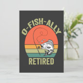 公式に引退しました おもしろ 定年退職 フィッシングパパ 招待状 (スタンド正面)