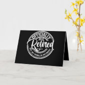 公式に引退 2022年 もう私の問題ではない カード (黄色い花)