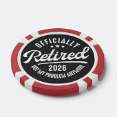 公式に引退 2026 もう私の問題じゃない ポーカーチップ (シングル)