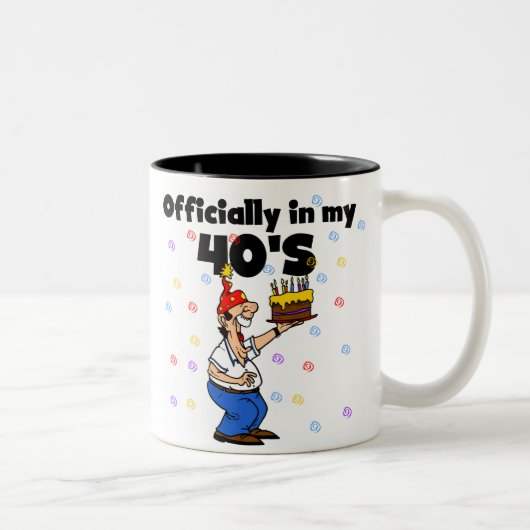 公式に私の40sで ツートーンマグカップ (右)