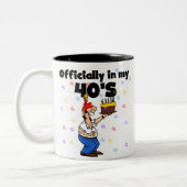 公式に私の40sで ツートーンマグカップ (左)