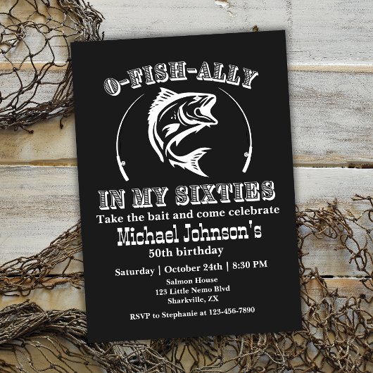 公式に私の50代 60歳の誕生日パーティー 招待状